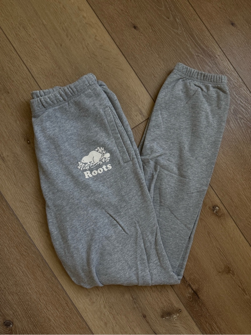 Roots Grey Logo Sweatpants